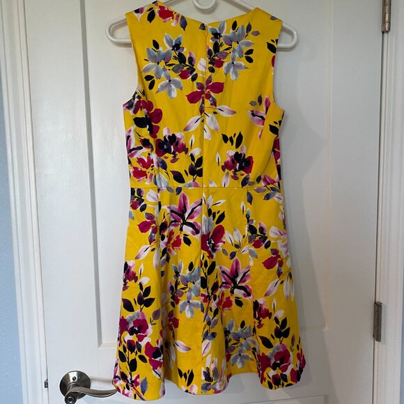 Beautiful yellow floral dress by French Connection - Picture 3 of 3